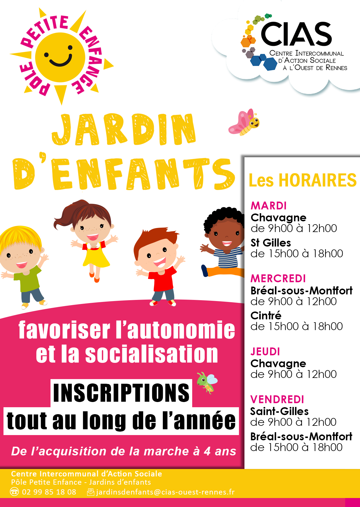 Les Jardins d'enfants - CIAS Ouest rennes