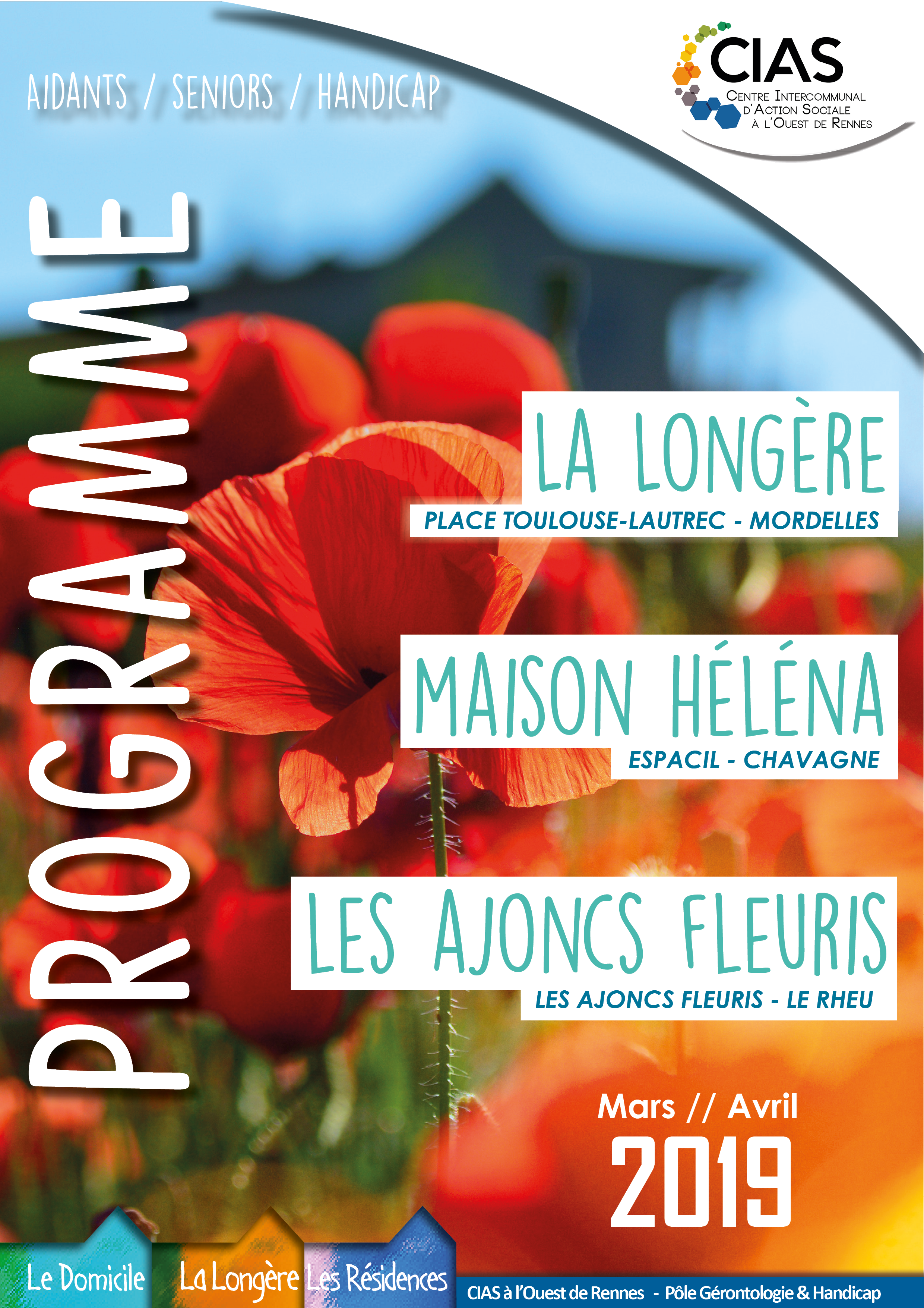 Mars-Avril Programme La Longère 2019 Mars-Avril Programme La Longère 2019
