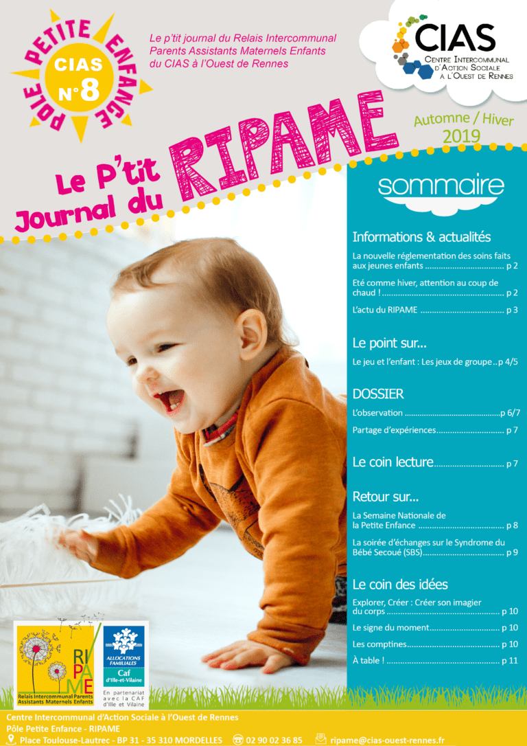 P'tit journal du RIPAME n°8 CIAS Ouest Rennes