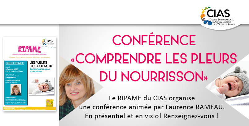 RIPAME-Conférence "Comprendre les pleurs du nourrisson" jeudi 8 octobre 2020