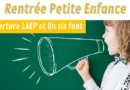 La rentrée 2023 au pôle Petite Enfance