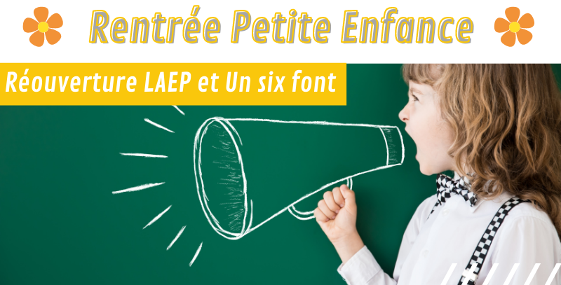 La rentrée 2023 au pôle Petite Enfance