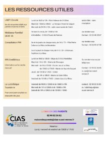 Programme de la Maison des Parents n°4